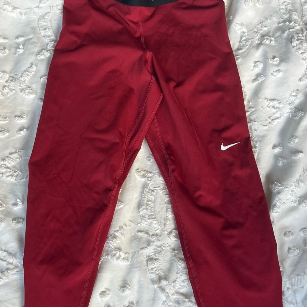 Nike Kids Burgundy Leggings